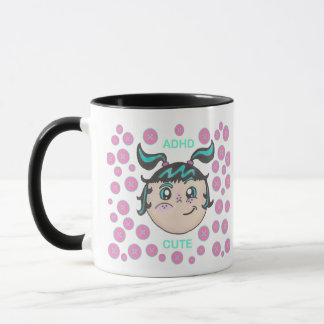 Mug TDAH avec design "TDAH Mignon"