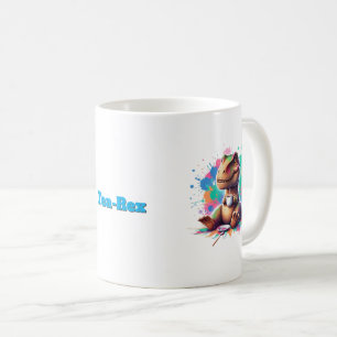 Mug Tea‑Rex – Dessin animé Dino avec du thé