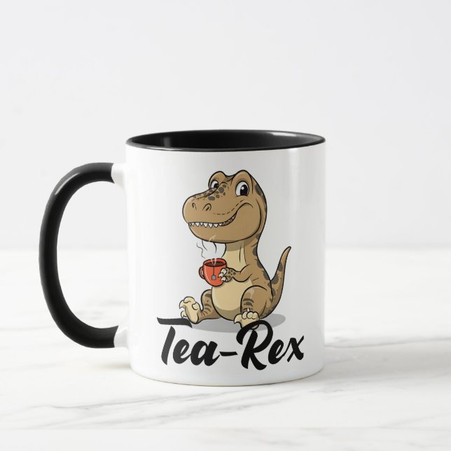 Mug Tea Rex Funny Mug, Coffee lover, Tea lover (Gauche)