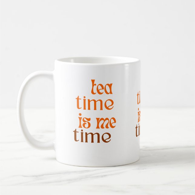 Mug Tea time est le temps de moi (Gauche)