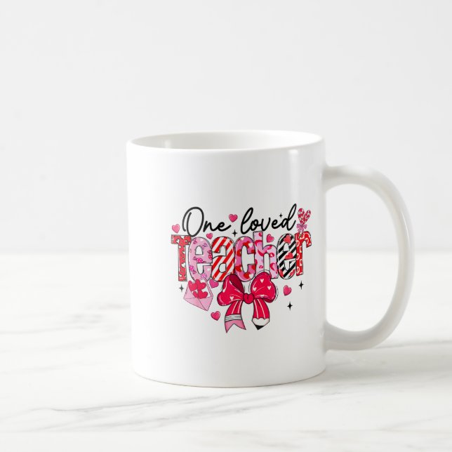 Mug Teacher Valentine Loved Teacher Valentine's Day Co (Droite)