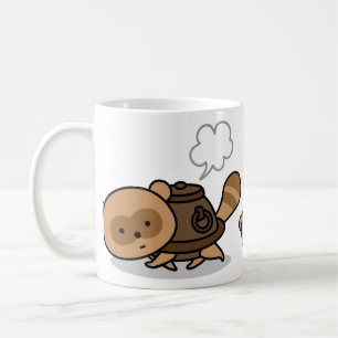Mug - TeaKettle Tanuki with his small friends