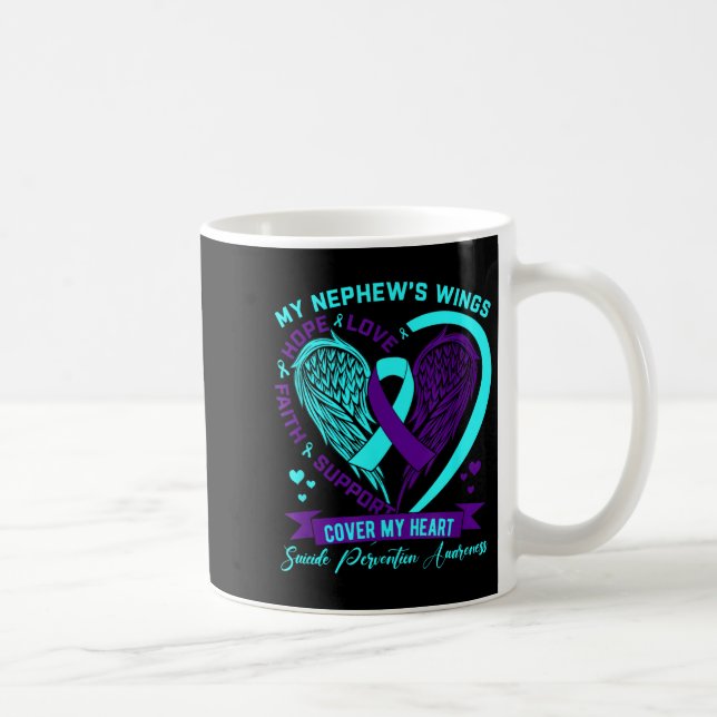 Mug Teal Purple Suicide Prevention Awareness Nephew He (Droite)