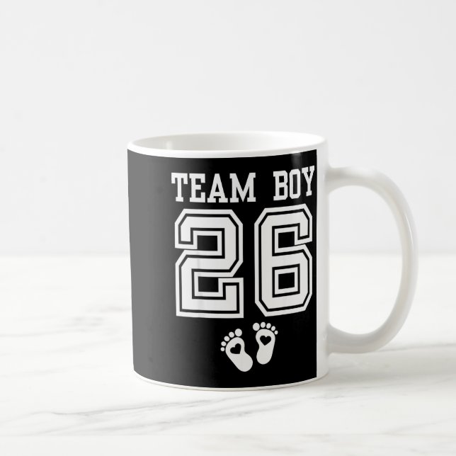 Mug Team Boy 2026 Gender Reveal Baby Shower Matching F (Droite)