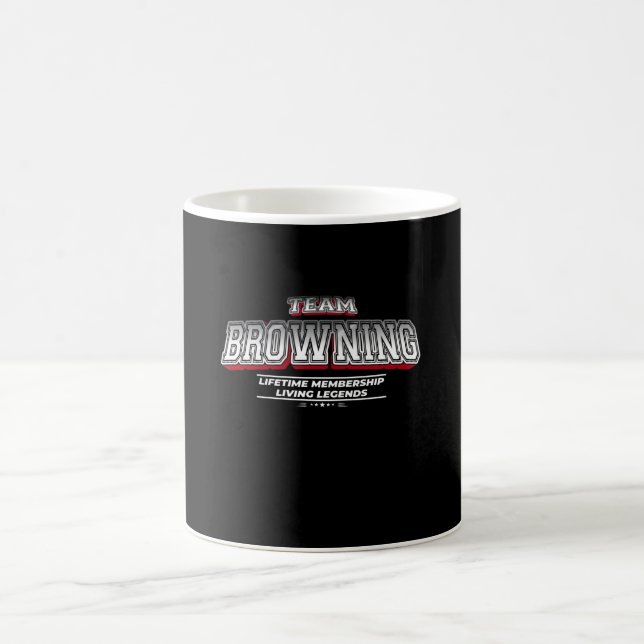 Mug Team BROWNING Nom de famille Nom de famille Membre (Centre)