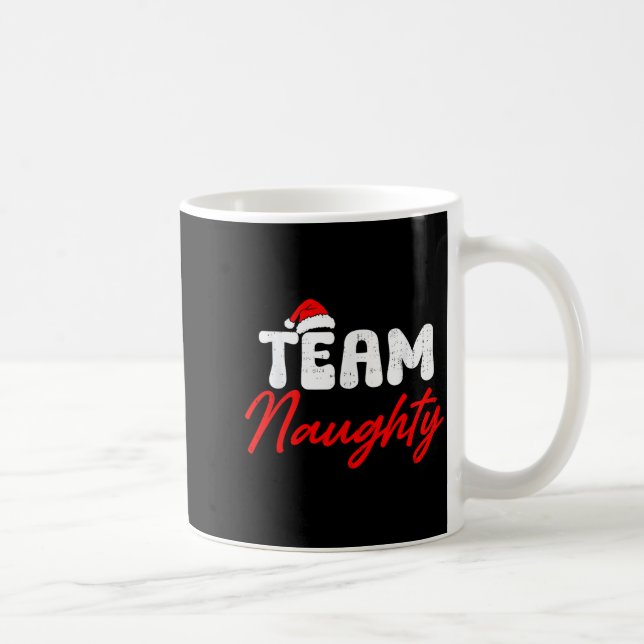 Mug Team Naughty Funny Christmas Couple Matching Team  (Droite)