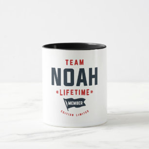 Mug Team Noah Membre à vie Funny Nom Noah