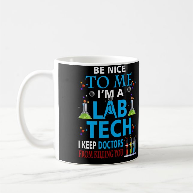 Mug Technicien de laboratoire Médicale Lab Tech (Gauche)