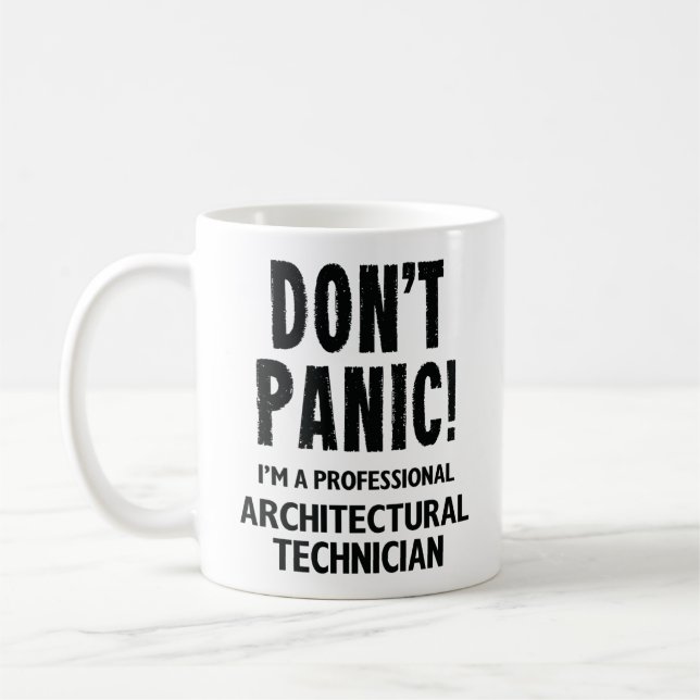 Mug Technicien en architecture (Gauche)