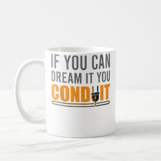 Mug Technicien en électricité Électronicien Conduit de