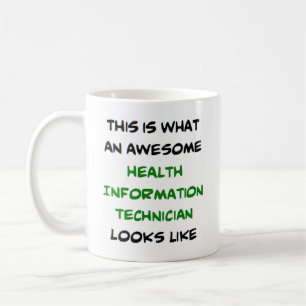 Mug technicien en information de santé, génial