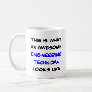 Mug technicien en ingénierie, génial