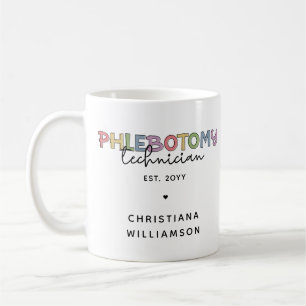 Mug Technicien en pharmacie sur mesure PBT Phlebotomie