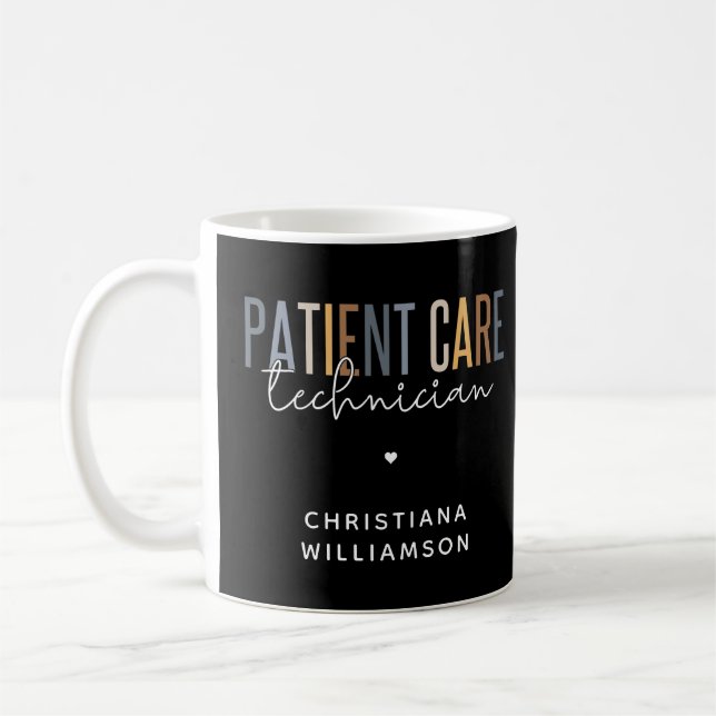 Mug Technicien en soins aux patients sur mesure Cadeau (Gauche)