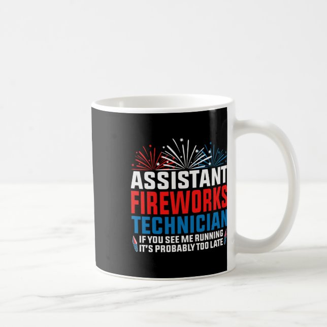 Mug Technicien Istant Fireworks Si Vous Voyez Drôle 4è (Droite)
