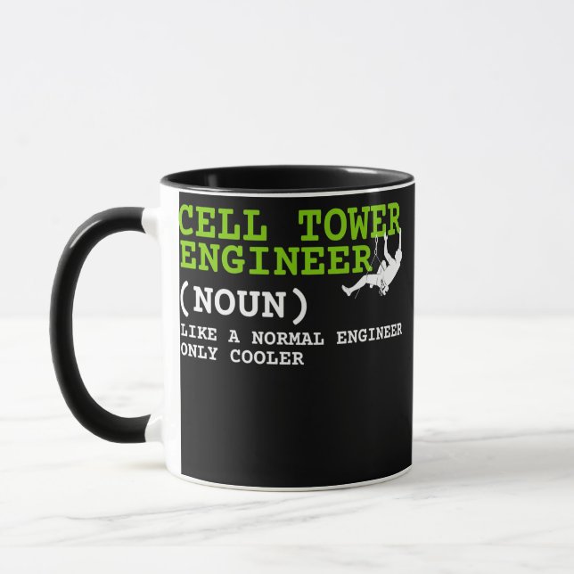 Mug Techniciens Ingénieurs De Cellules Et Monteur De T (Gauche)