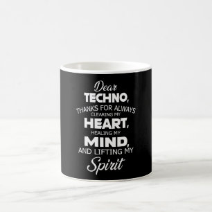 Mug Techno Music DJ Electro Rave Festival Idée cadeau