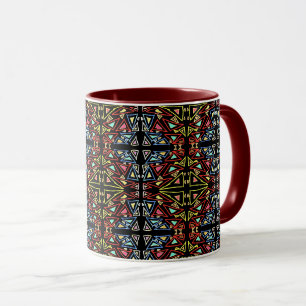 Mug Technologie Alien Ancienne Géométrique Circuit 