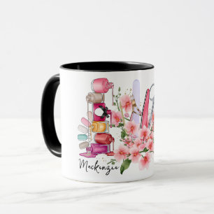 Mug Technologie de l'ongle personnalisée