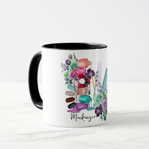 Mug Technologie de l'ongle personnalisée
