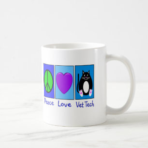 Mug Technologie de vétérinaire d'amour de paix