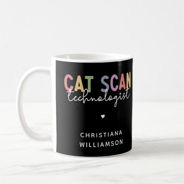 Mug Technologue en numérisation CAT personnalisée Cade (Gauche)