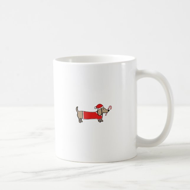 Mug Teckel de Noël (Droite)