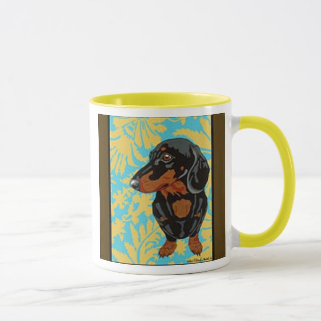 MUG TECKEL RÉTRO VINTAGE (Droite)