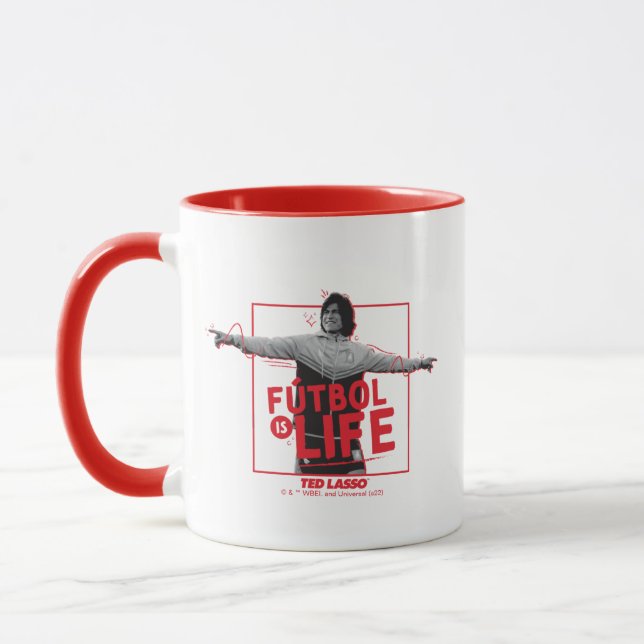 Mug Ted Lasso | Dani Rojas Fútbol is Life (Gauche)