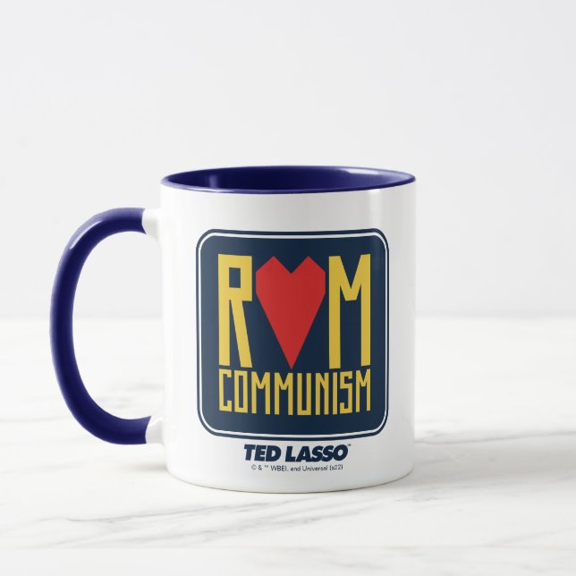 Mug Ted Lasso | Graphique du communisme rom (Gauche)