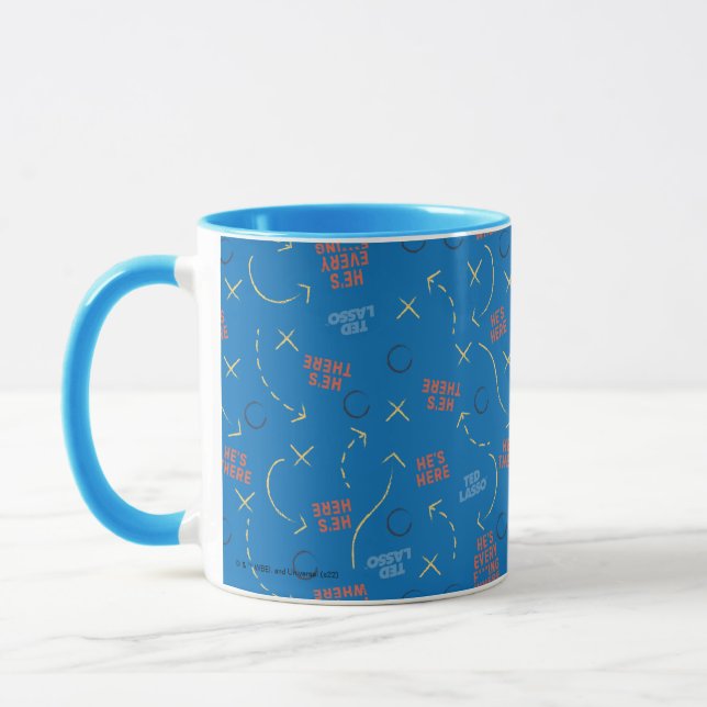 Mug Ted Lasso | Le Pacte solennel de here He's (Gauche)