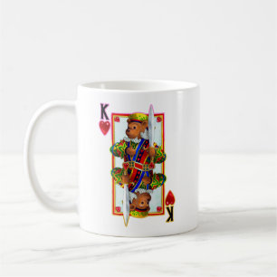 Mug Teddy Bear Roi des Coeurs