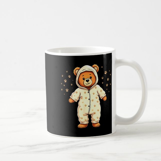 Mug Teddy Bear Wearing Pajamas  (Droite)