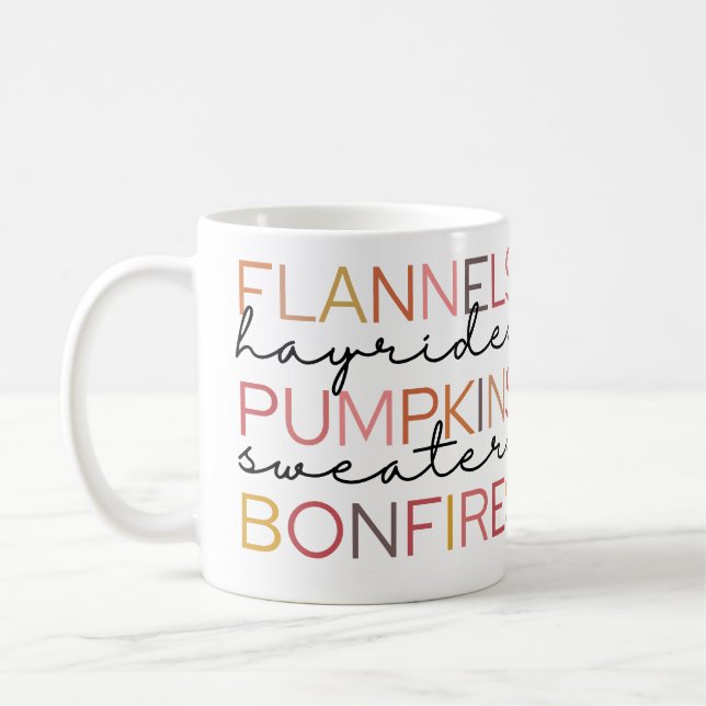 Mug Tee-shirt graphique Citrouille confortable (Gauche)