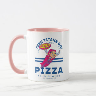 Mug Teen Titans Go ! Starfire "Truth Justice Pizza"