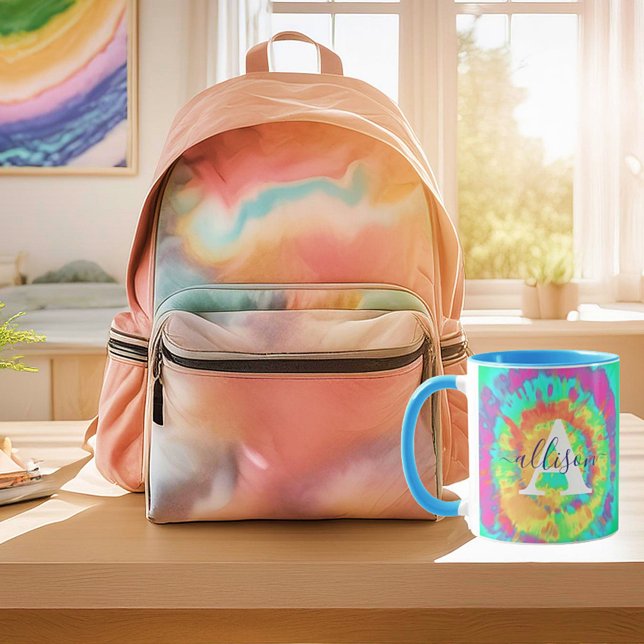Mug Teinture à carreaux personnalisée (Créateur téléchargé)