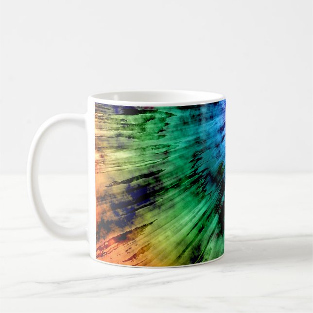 Mug Teinture à tarte Abstraite (Gauche)