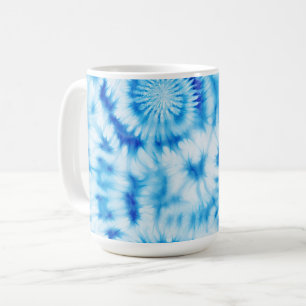 Mug Teinture de tourbe bleu blanc