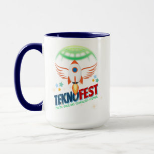 Mug TEKNOFEST Conception de fusée - Aviation et Techno
