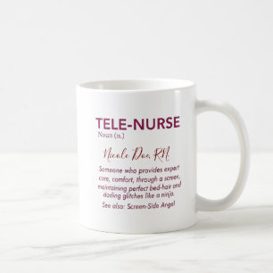 Mug Télé-Infirmière Drôle – Santé Publique Personn
