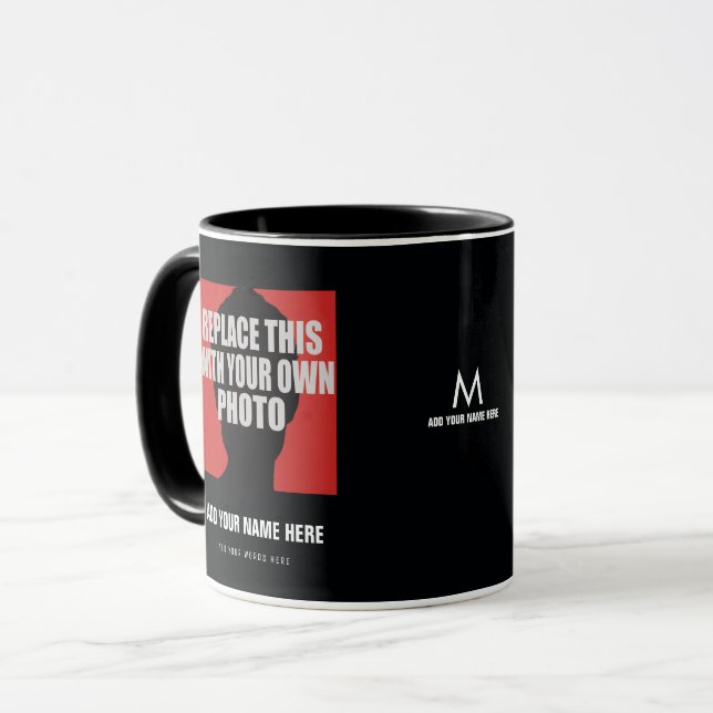 Mug Télécharger l'image (image personnelle), créer la  (Devant gauche)