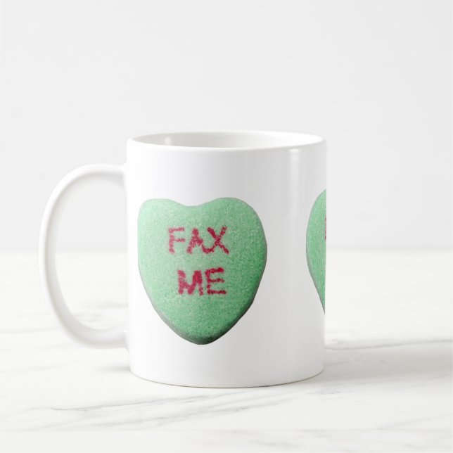 Mug Télécopier mon coeur (Gauche)