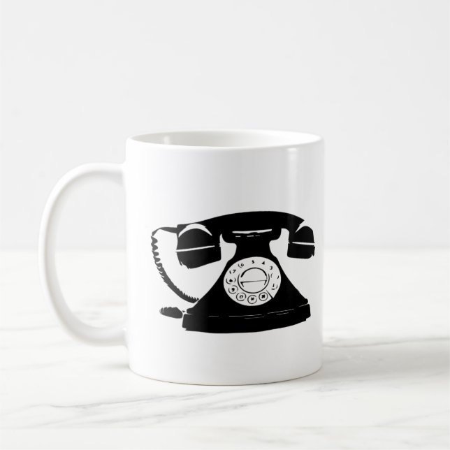 Mug Téléphone Rotary (Gauche)