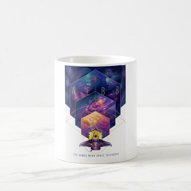 Mug Télescope spatial James-Webb : conception du plan  (Centre)