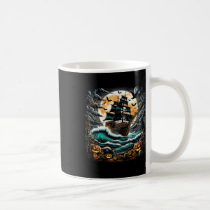Mug Tempête de bateau pirate Halloween Bateau Capitain