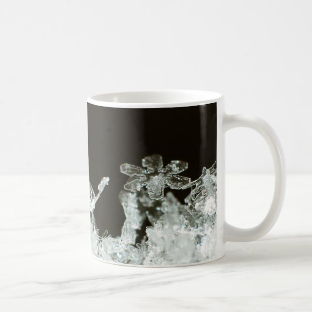 Mug Tempête de neige 2009 de flocon de neige (Droite)