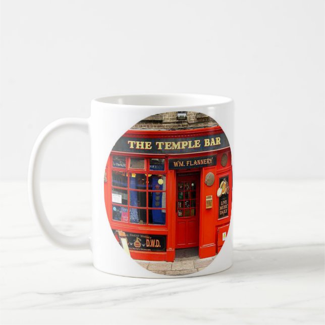 Mug Temple Bar, Dublin, Irlande, Irlandais, Temple Bar (Gauche)