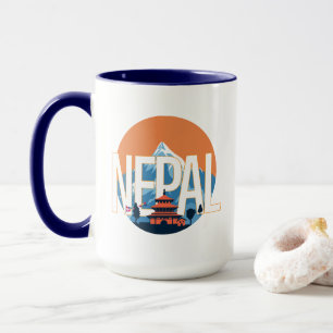 Mug Temple du Népal Mont Everest