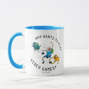 Mug Temps d'aventure   Finn & Jake Jouer avec BMO