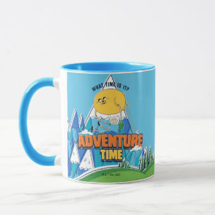 Mug Temps d'aventure   Jake Flottant Avec Finn